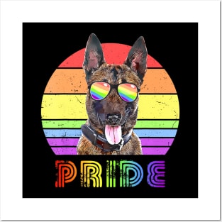 LGBTQ Belgian Dog Gay Pride Posters and Art